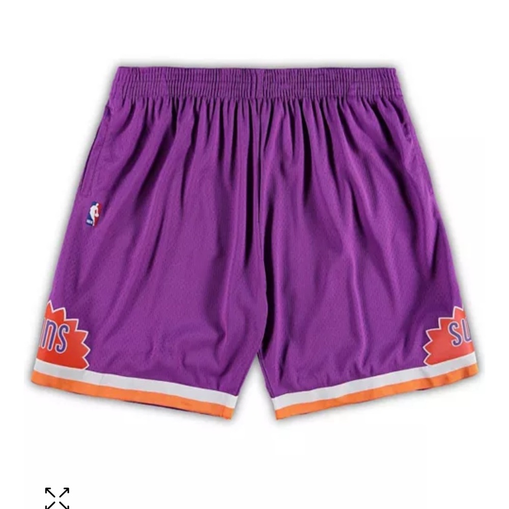 NWTMen's Purple Phoenix Suns Big Tall Hardwood Classics Team Swingman Shorts
